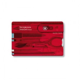 SWISS CARD | Roja Translúcida 10 Usos – 0.7100.T